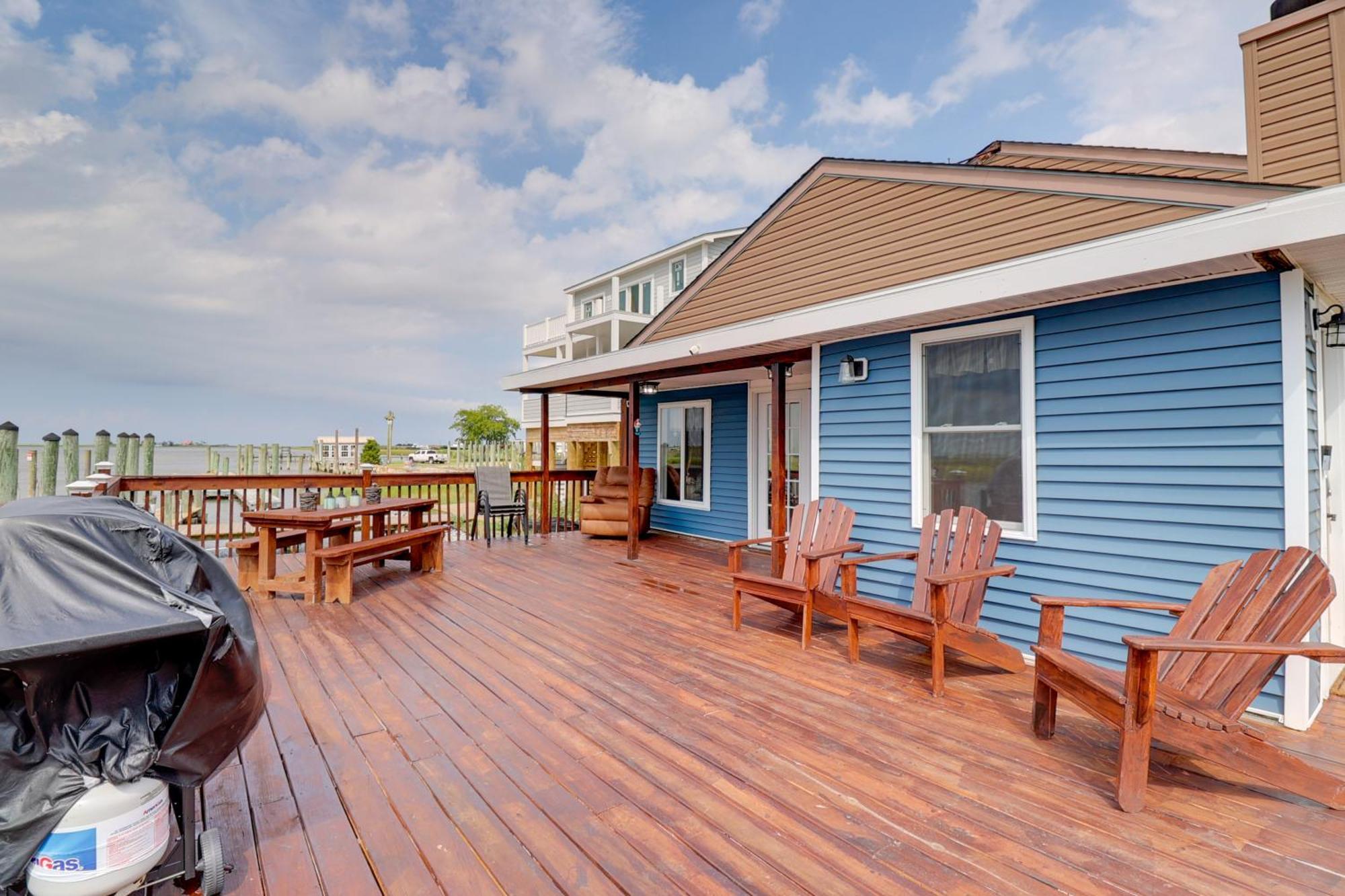 Oceanfront Milford Home With View And Boat Access Eksteriør billede